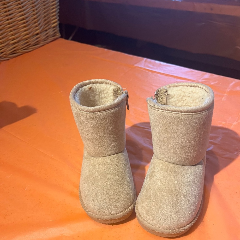 Cozy Tan Suede Boots